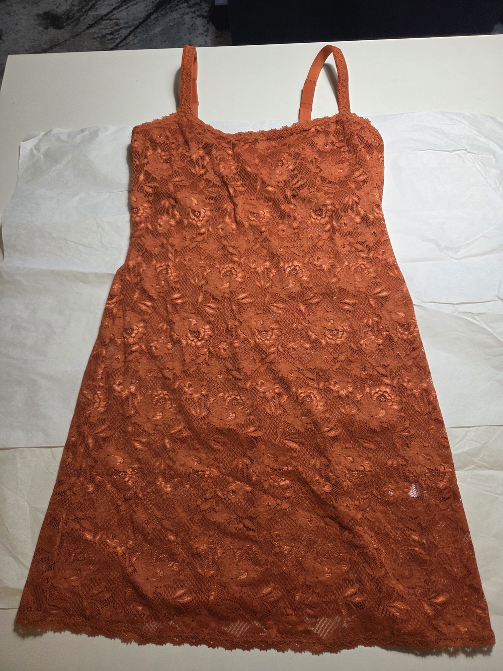 Cosabella Rust Orange Lace Slip